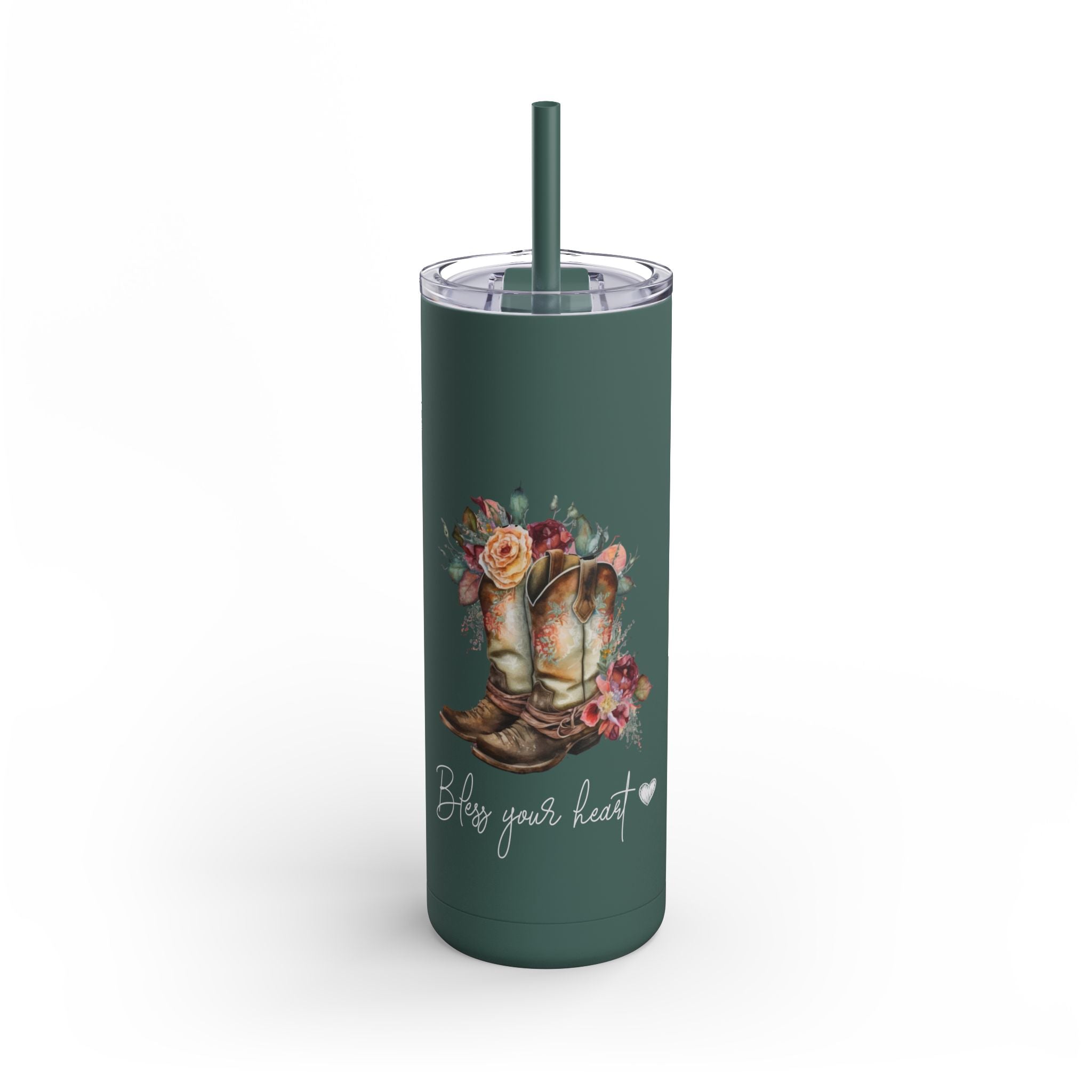 Bless Your Heart Skinny Matte Tumbler, 20oz