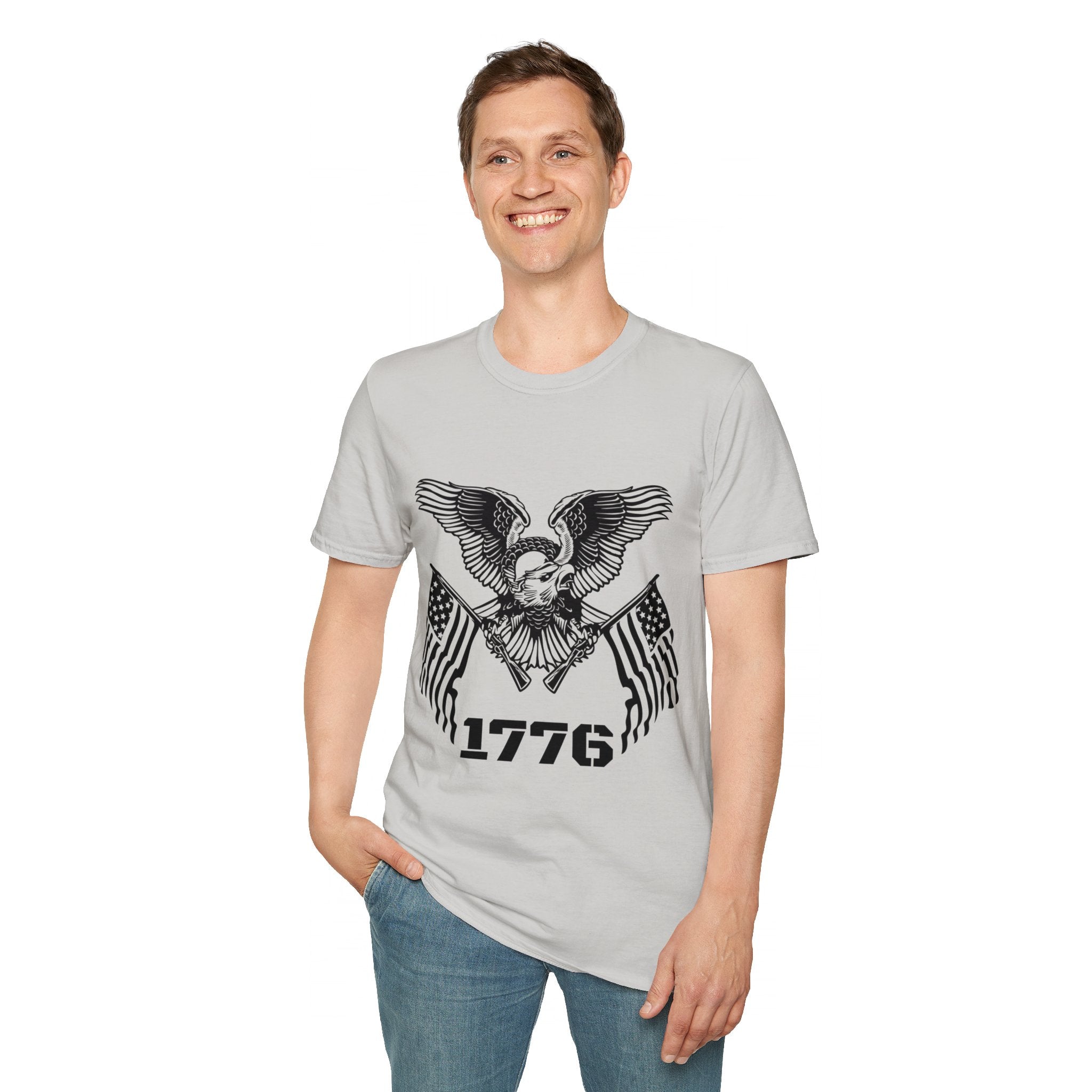 Men's T-Shirt - 1776 Eagle