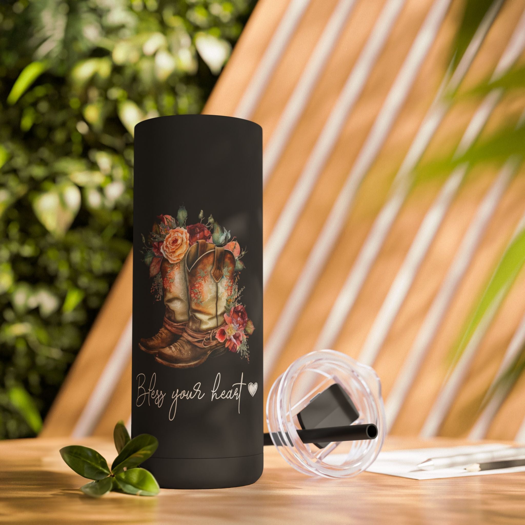 Bless Your Heart Skinny Matte Tumbler, 20oz