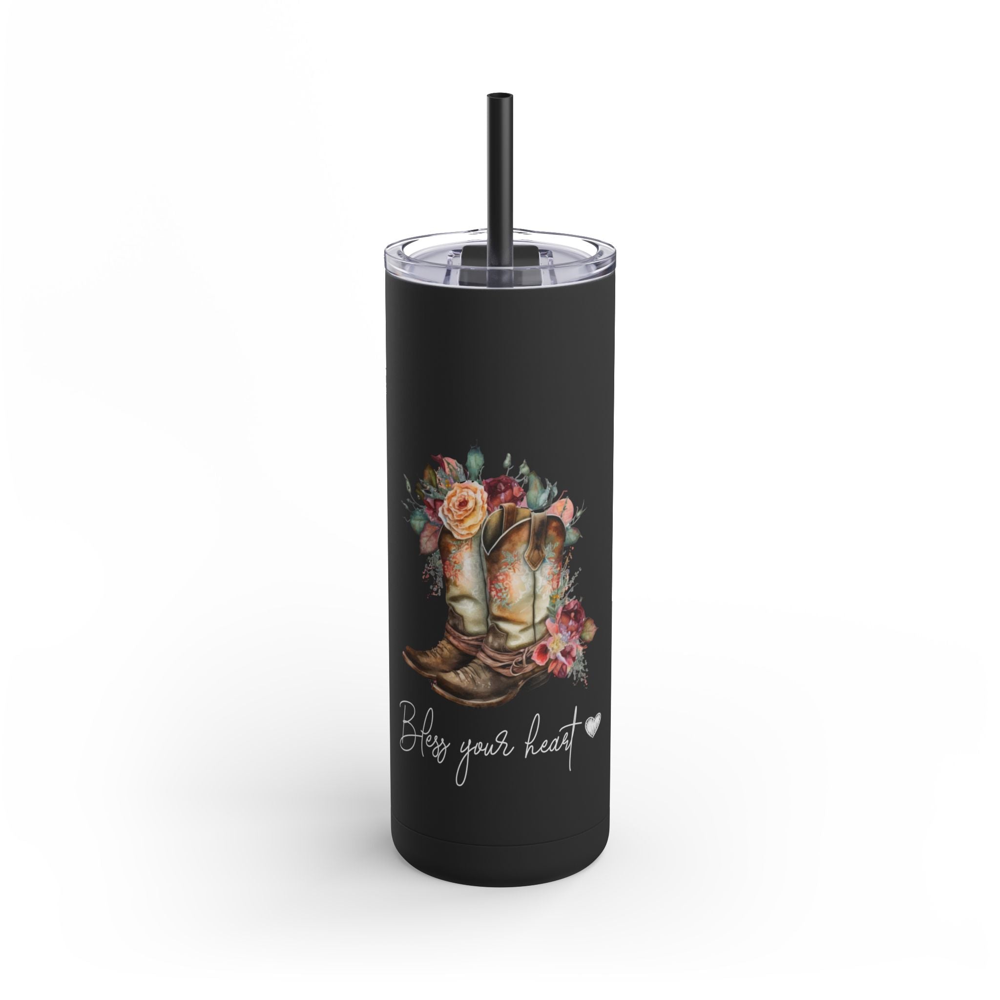 Bless Your Heart Skinny Matte Tumbler, 20oz