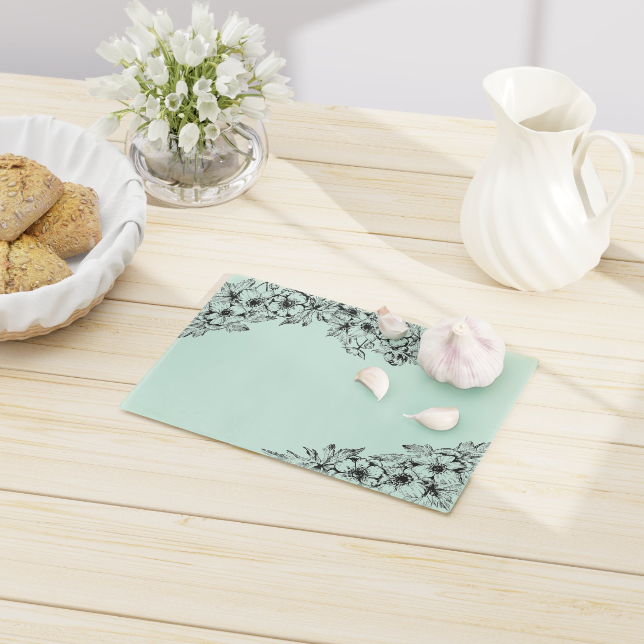 Floral Cutting Board