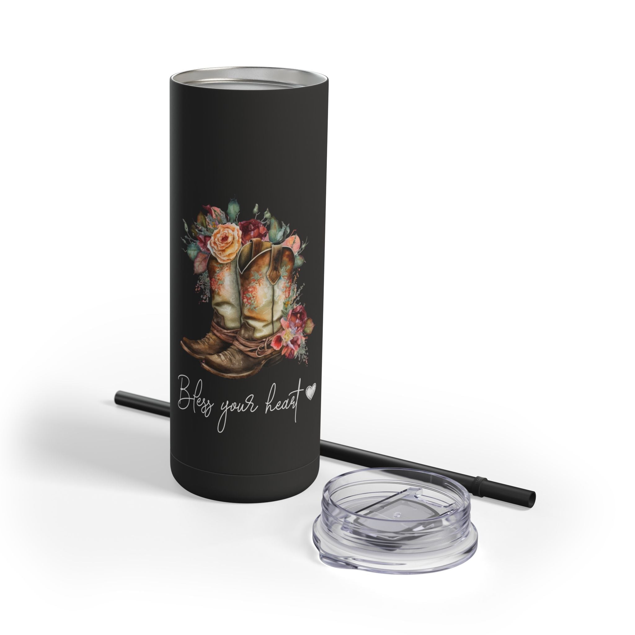 Bless Your Heart Skinny Matte Tumbler, 20oz