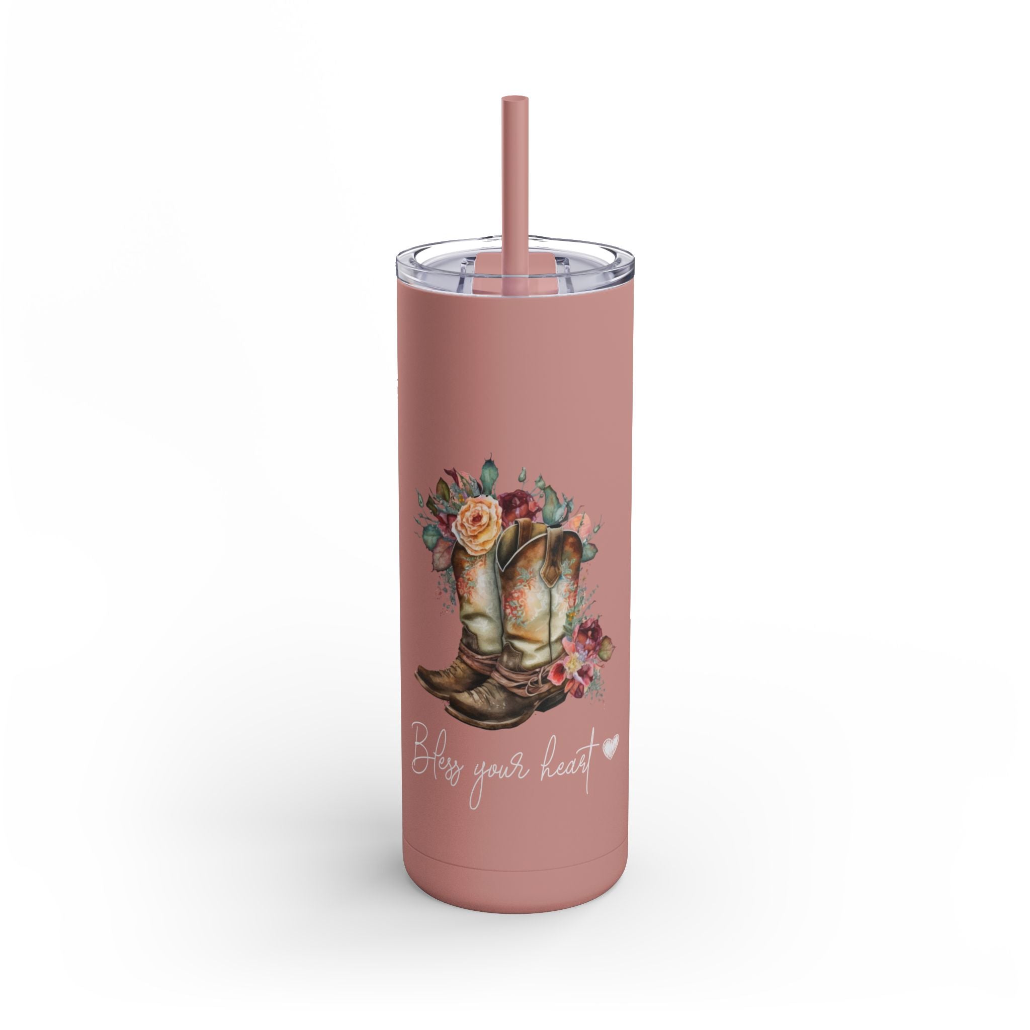 Bless Your Heart Skinny Matte Tumbler, 20oz