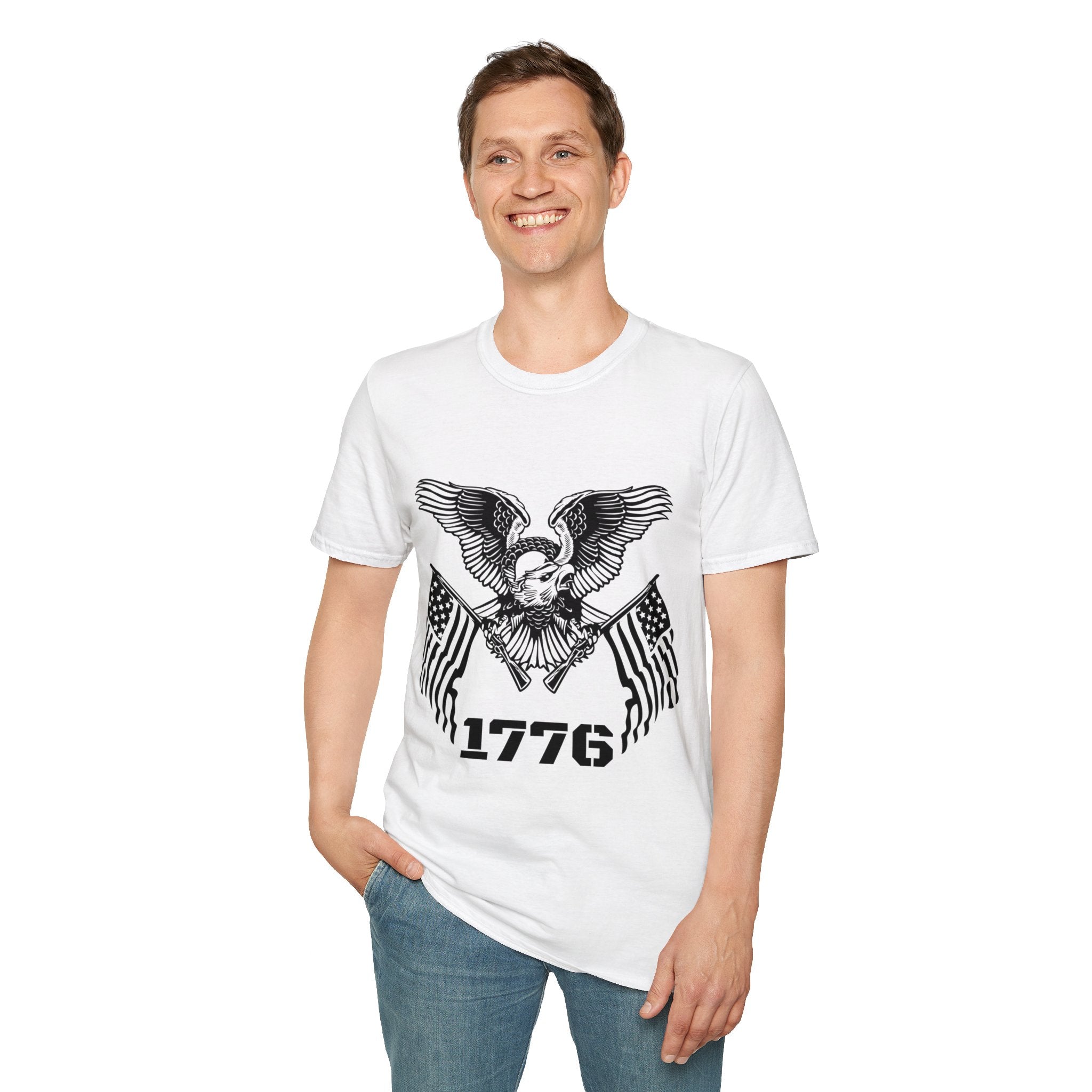 Men's T-Shirt - 1776 Eagle