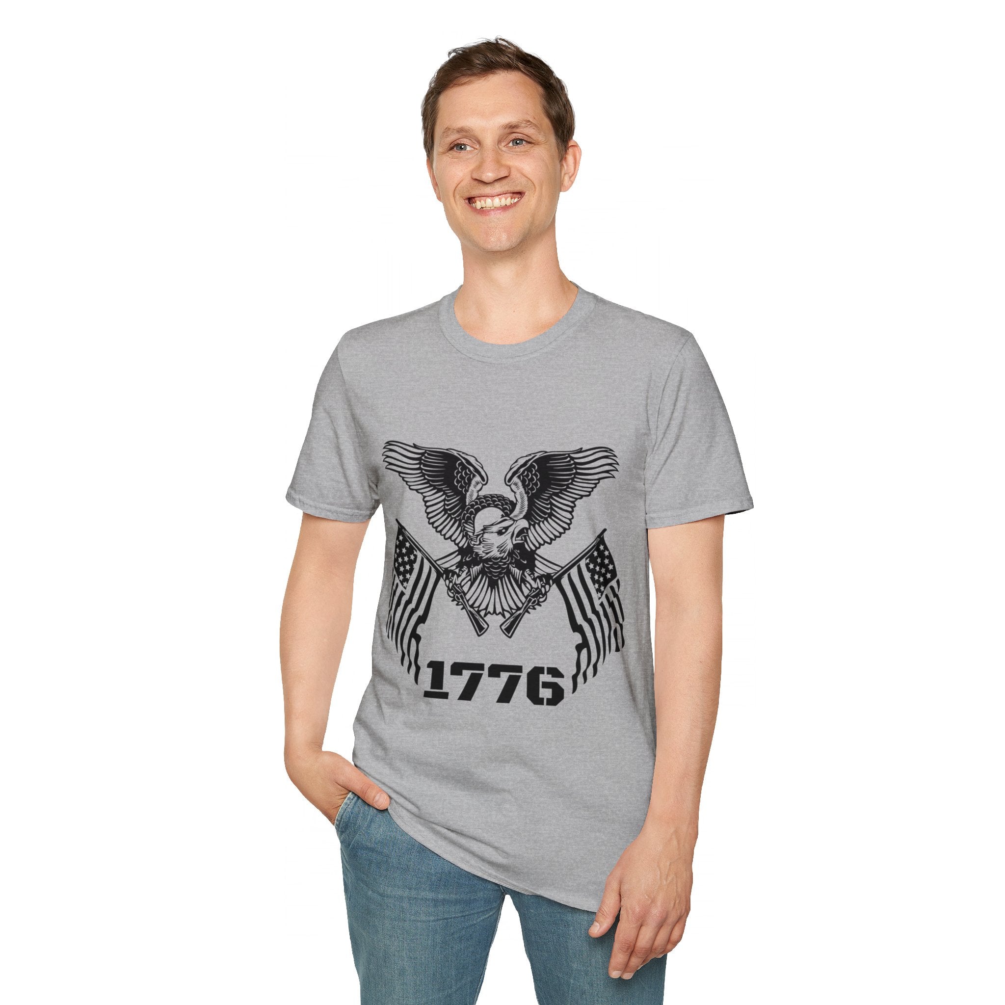 Men's T-Shirt - 1776 Eagle