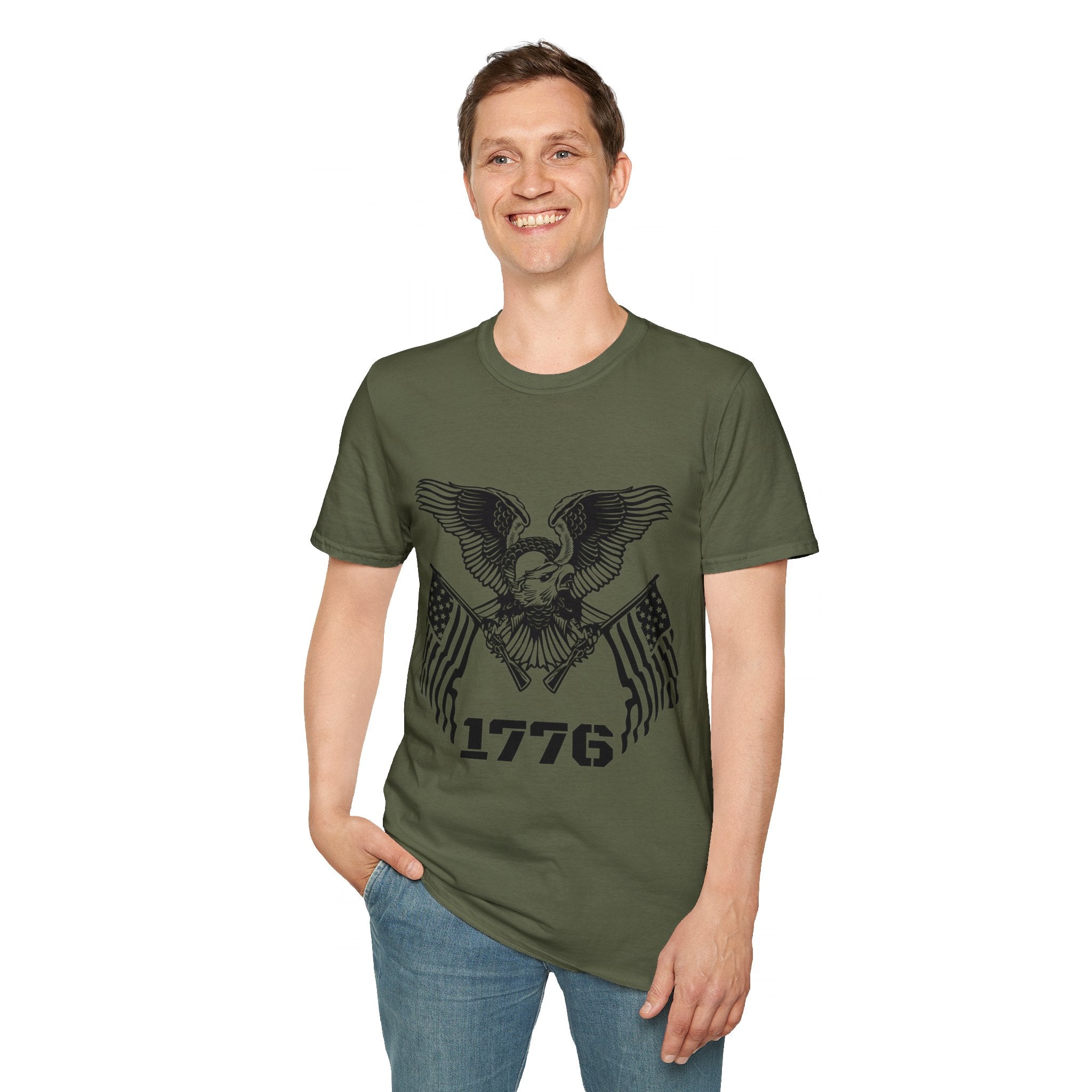 Men's T-Shirt - 1776 Eagle