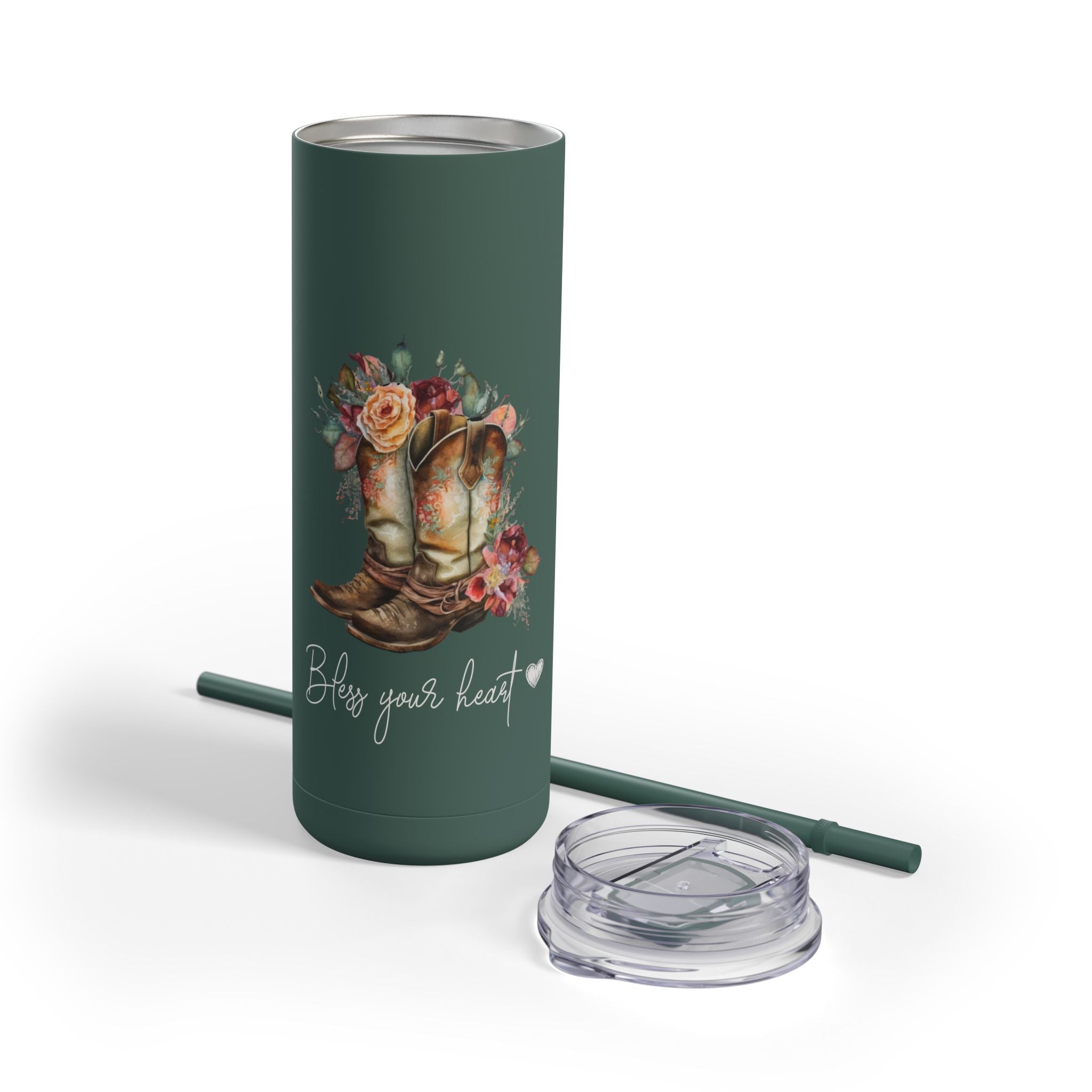 Bless Your Heart Skinny Matte Tumbler, 20oz