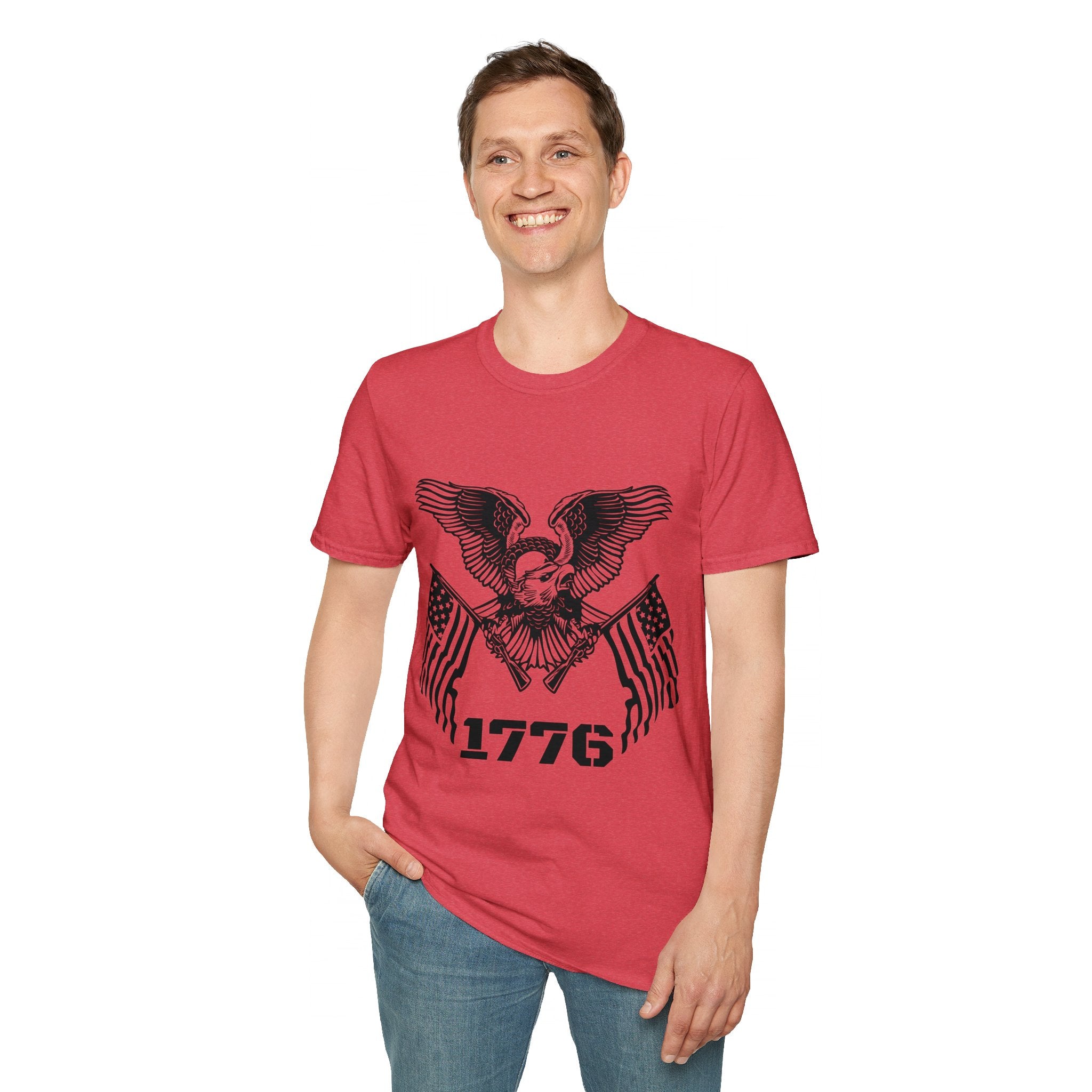 Men's T-Shirt - 1776 Eagle